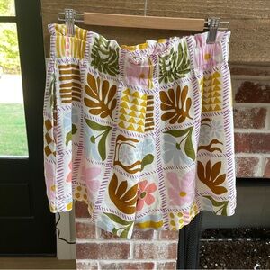 Paper Heart Colorful Patterned Shorts size L
